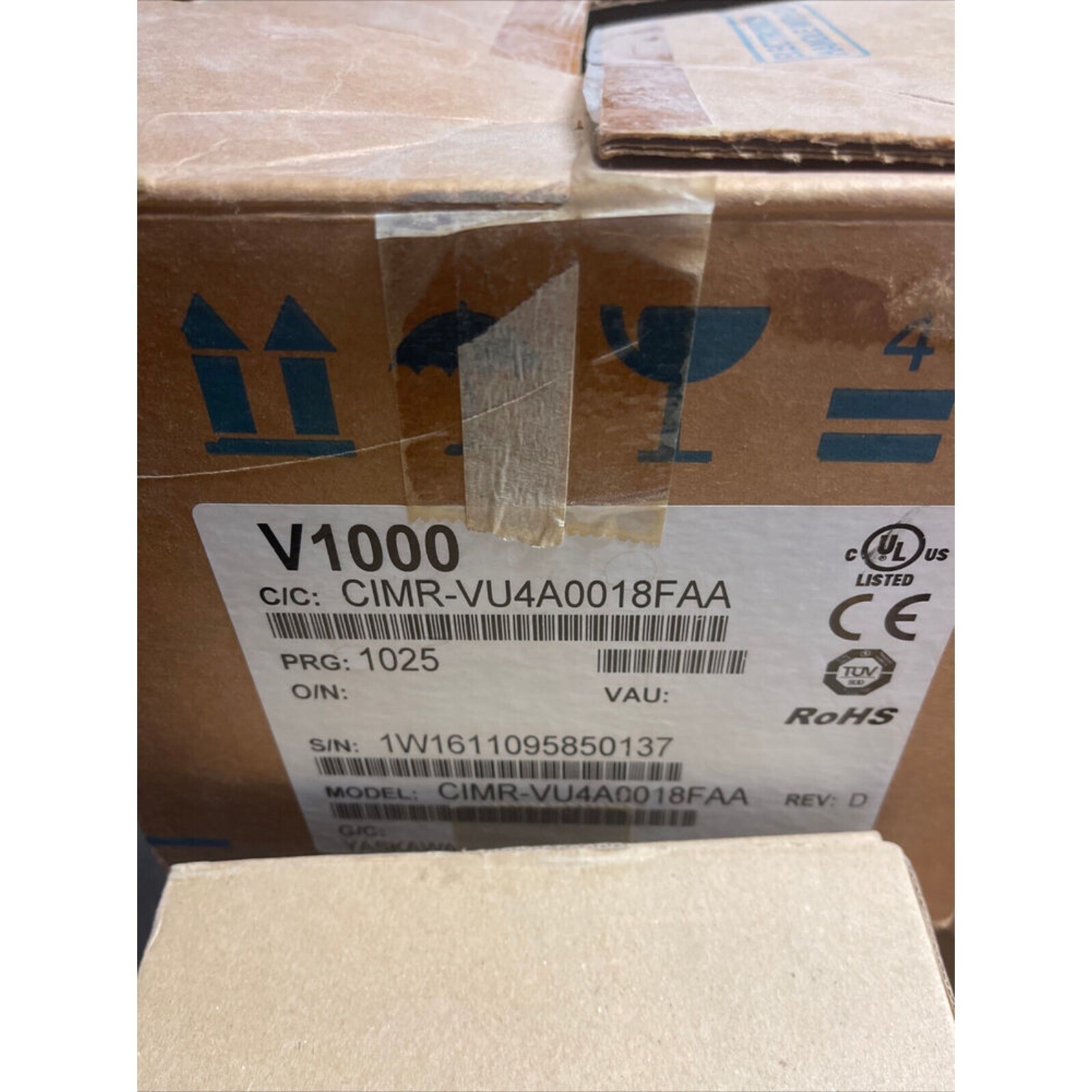 US FREE TAX Yaskawa CIMR-VU4A0018FAA Inverter CIMRVU4A0018FAA 1PC