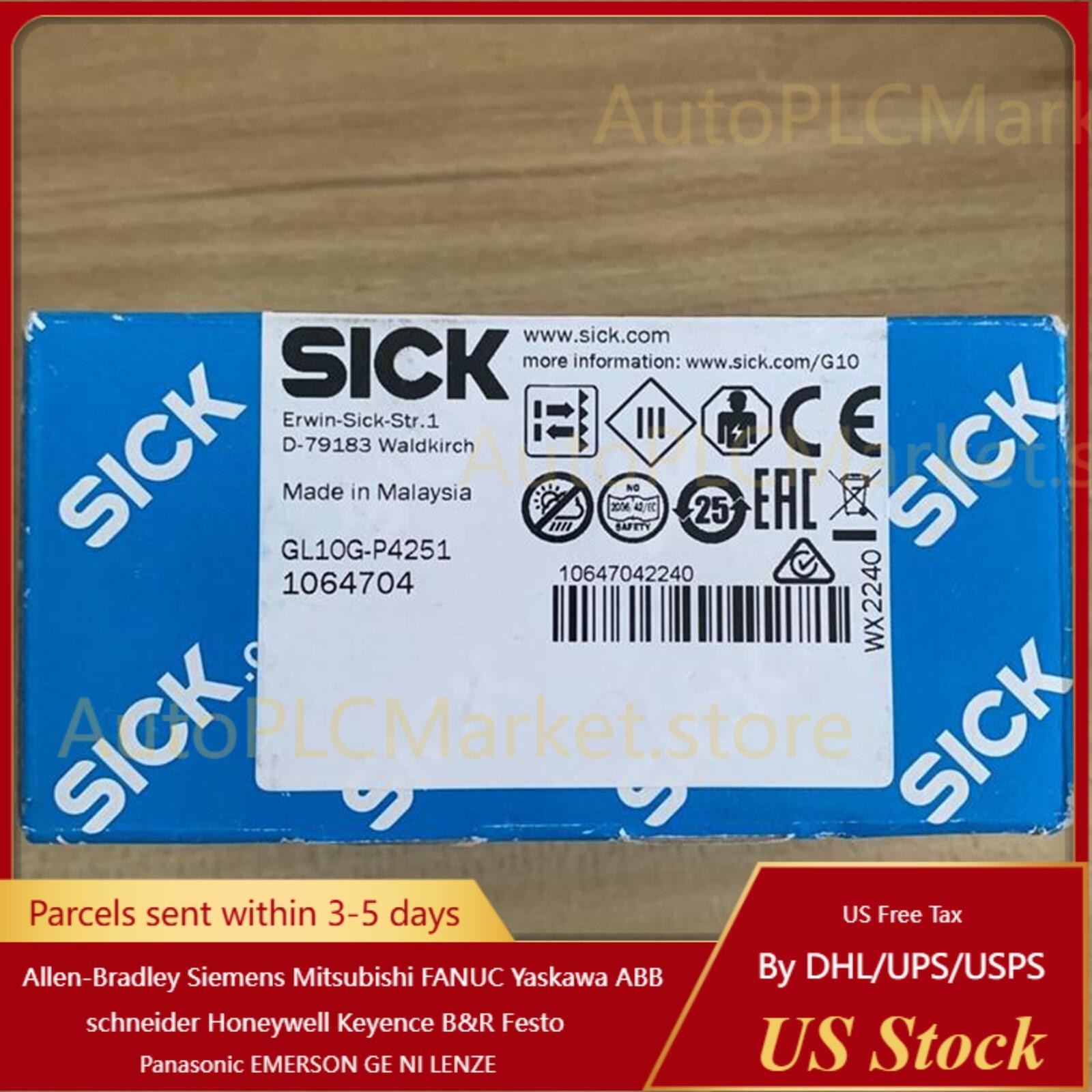 1PC New SICK GL10G-P4251 Photoelectric Switch GL10GP4251 Free Shipping