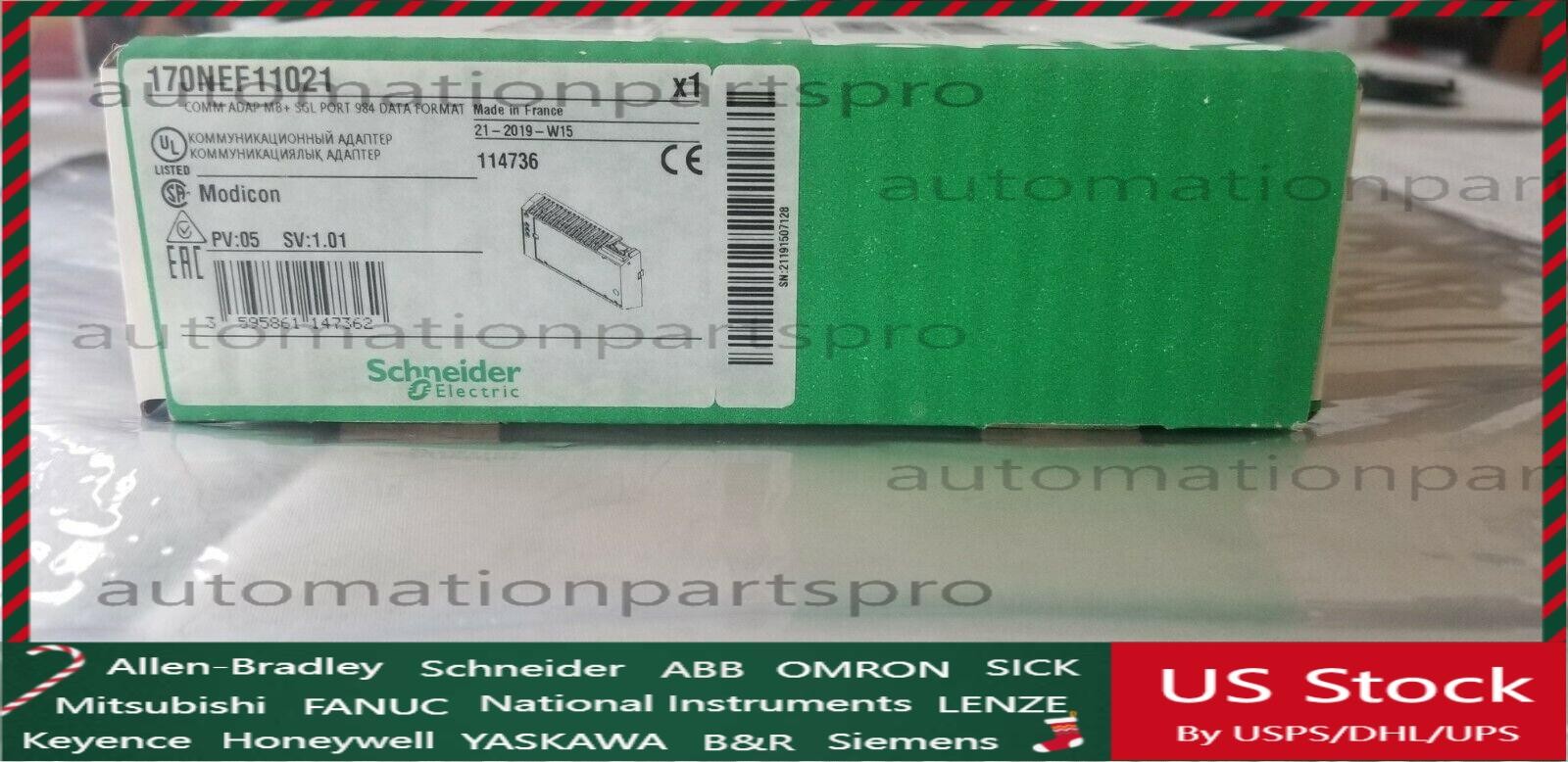 New In Box Schneider 170NEF11021 Communication Adapter 170-NEF-110-21