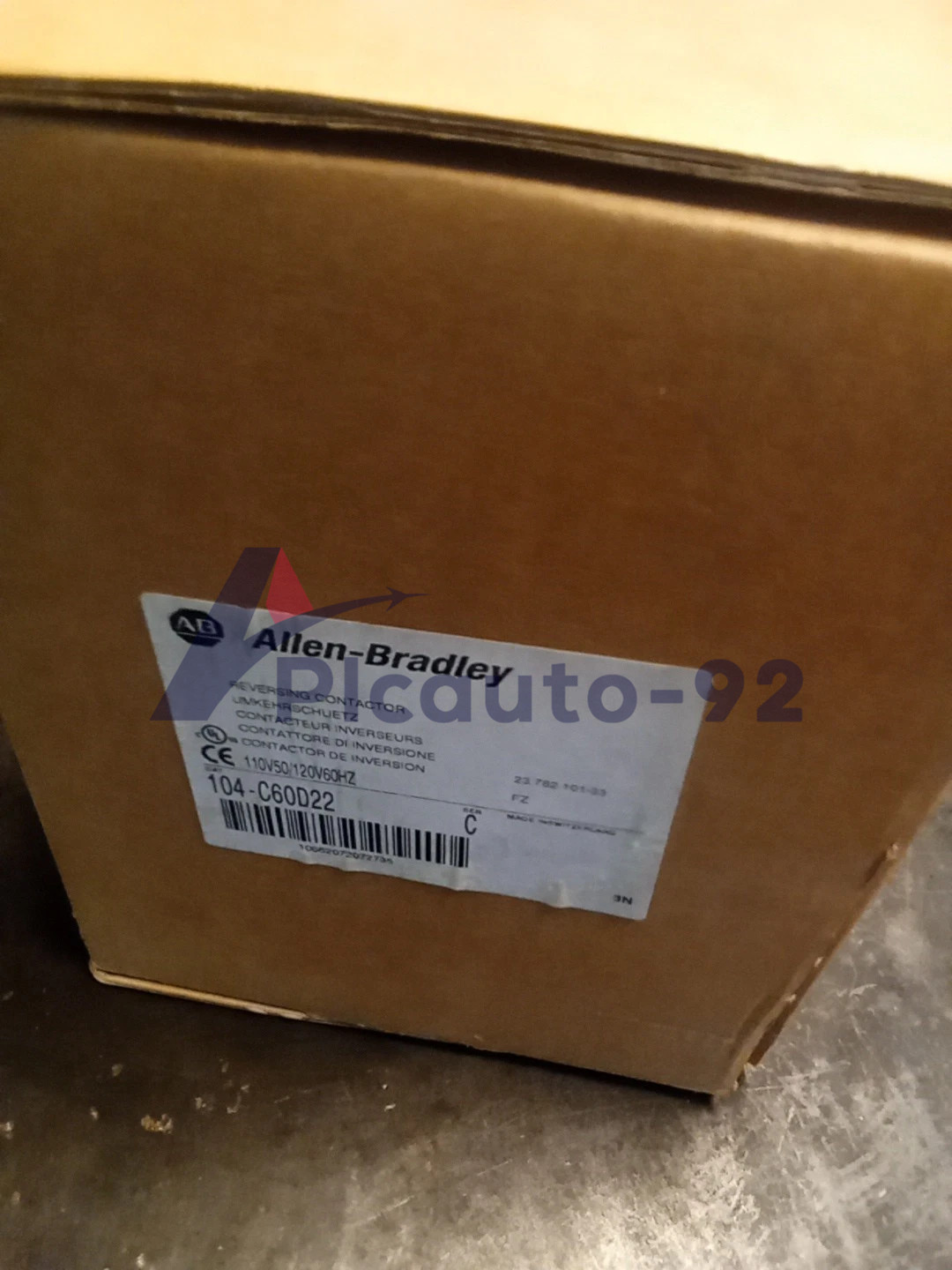 104-C60D22 Allen Bradley IEC 60 A Reversing Contactor 110V 50Hz / 120V 60Hz