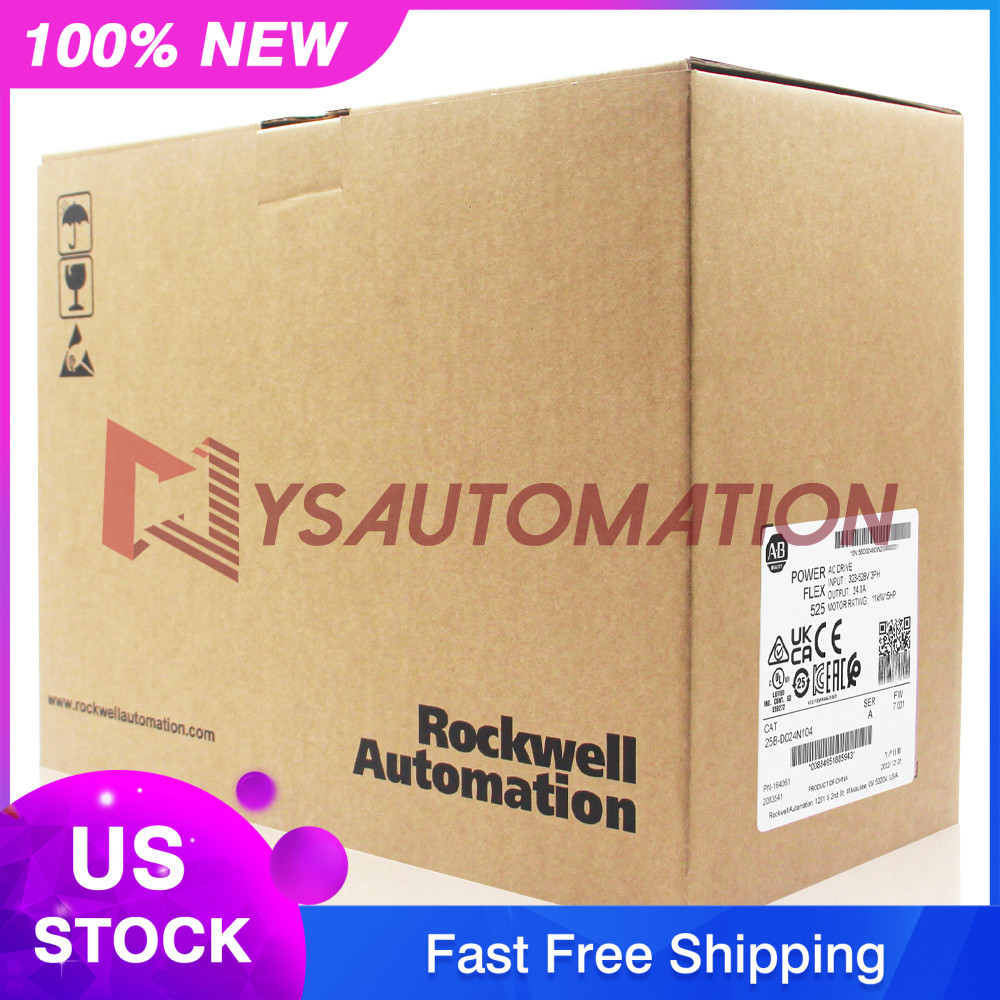 New Allen-Bradley 25B-D024N104 PowerFlex 525 11kW (15Hp) AC Drive Variable