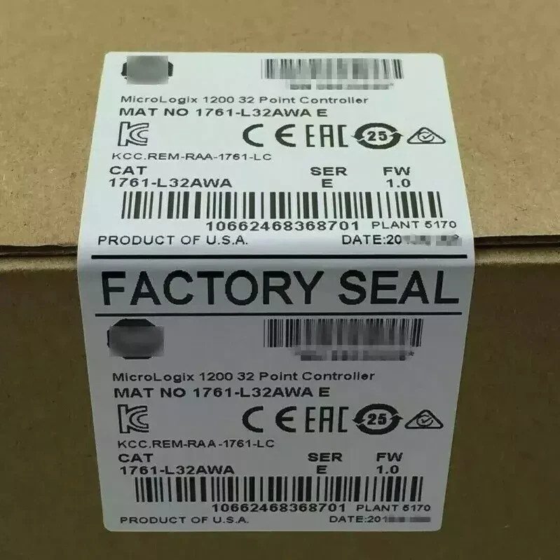 New Allen-Bradley 1761-L32AWA MicroLogix1200 32 Point Controller 1761L32AWA