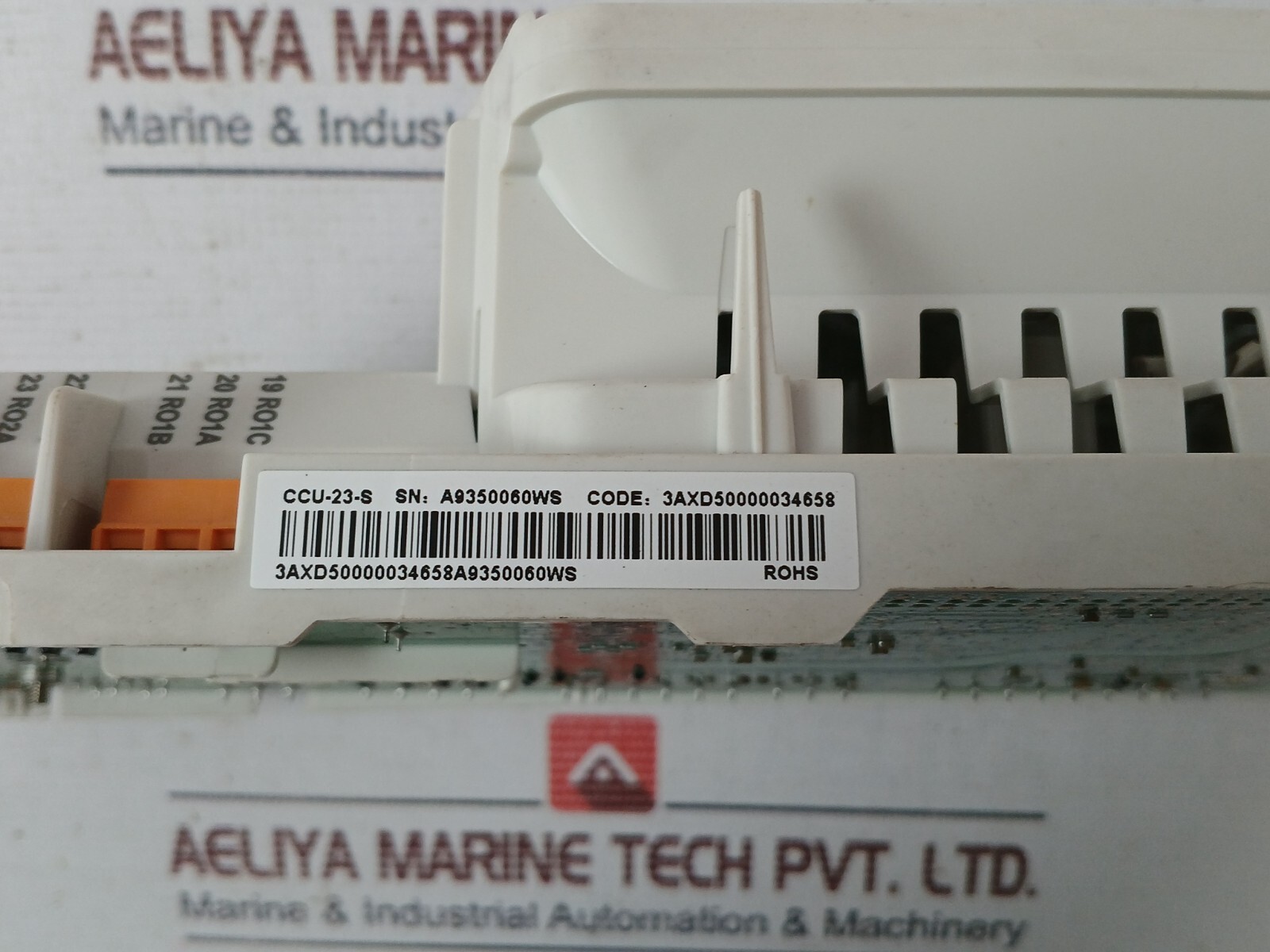 ABB CCU-23-S Control Unit 3AXD50000034658 250VAC 30VDC 2A 250mA V2.10.0.1