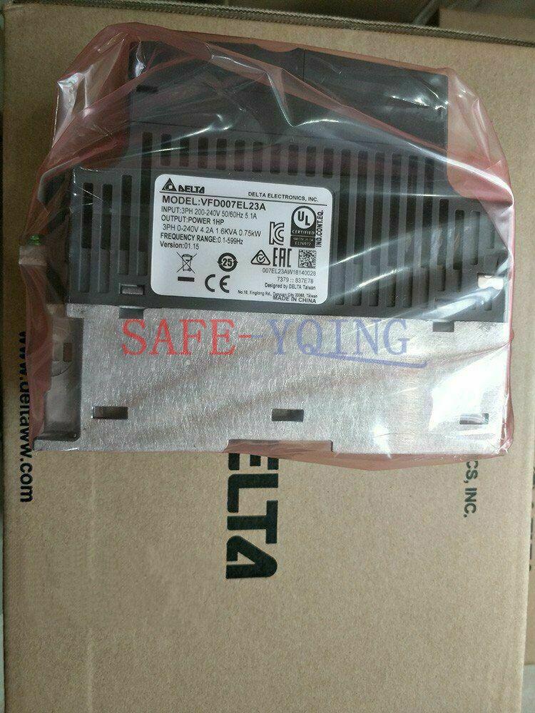 1PC Delta Inverter VFD-EL 0.75KW 220V VFD007EL23A New