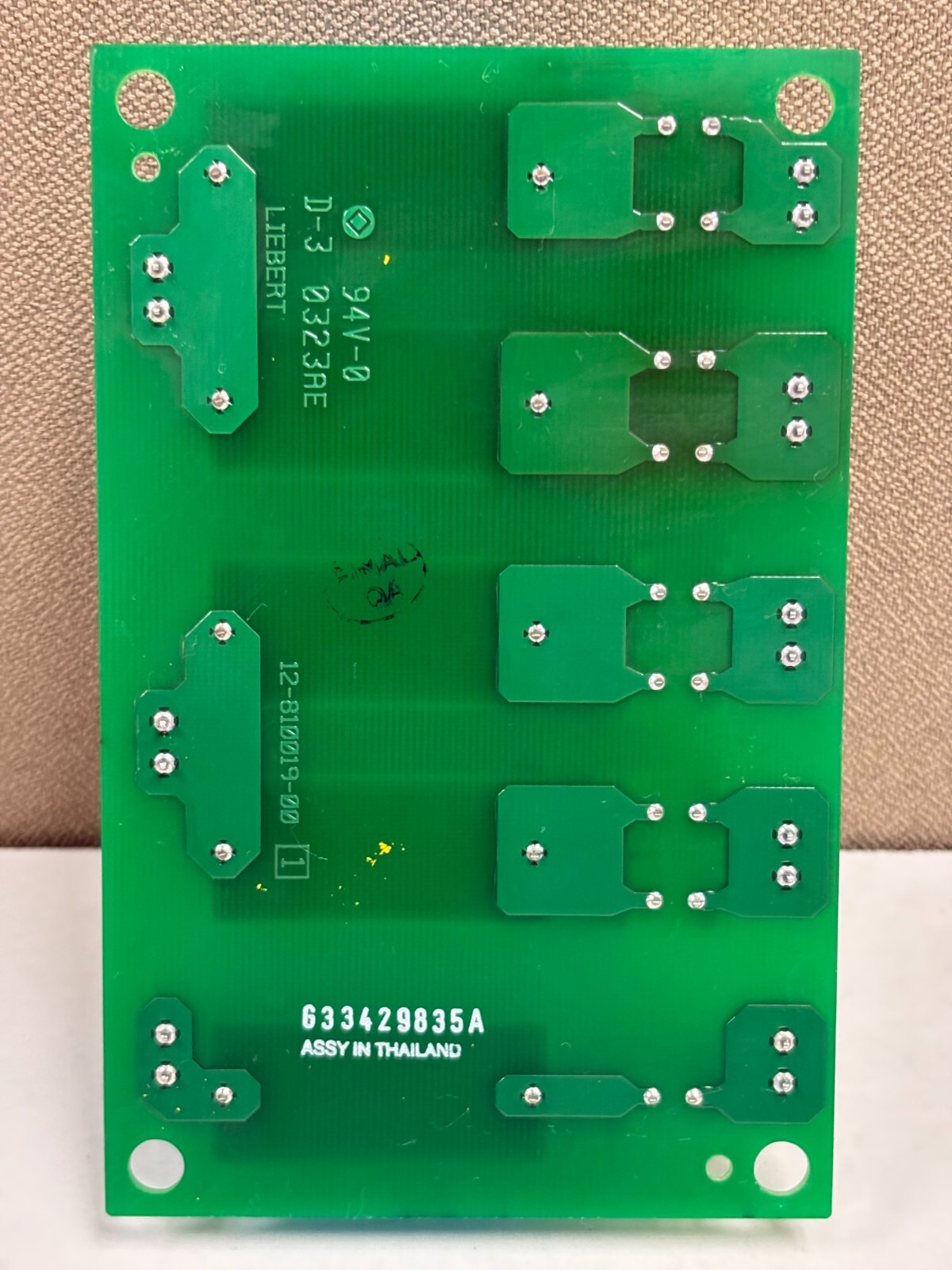 Liebert 02-810019-00 Rev 3 Capacitor Board | 100 KVA | Filter Interface Module
