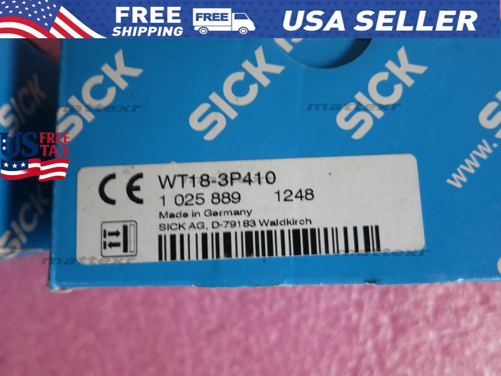 SICK WT18-3P410 Photoelectric Sensor New One WT183P410 Expedited Shipping