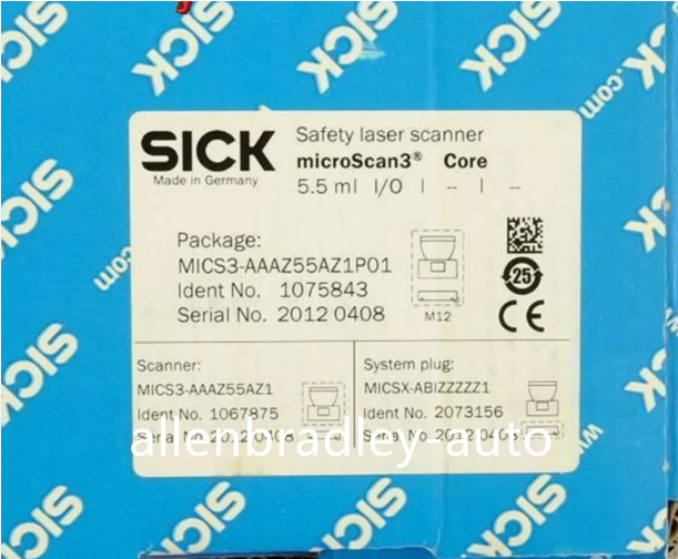 MICS3-AAAZ55AZ1P01 SAFETY LASER SCANNER New MICS3-AAAZ55AZ1P01