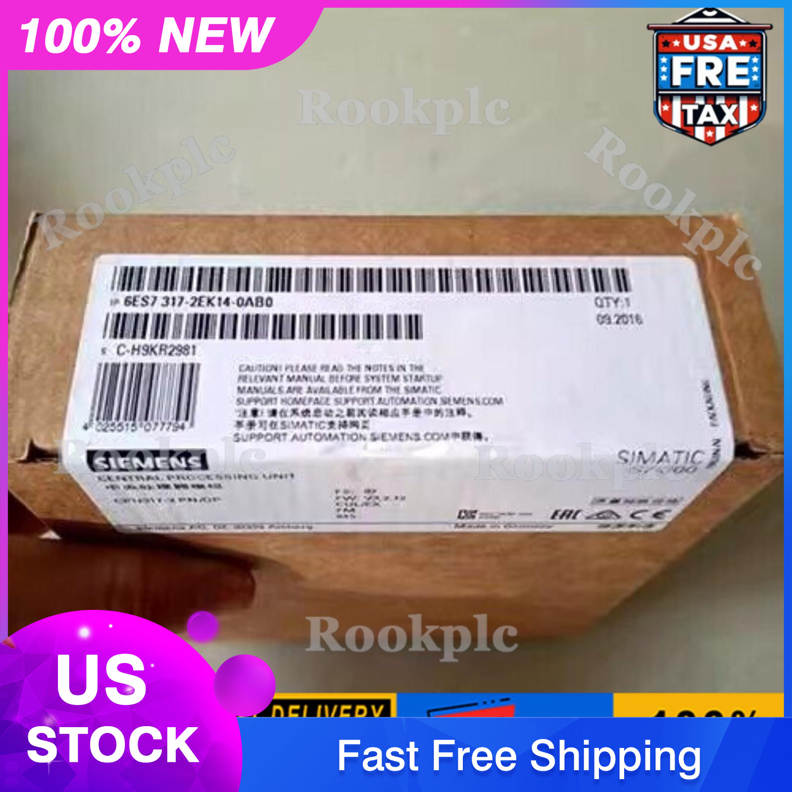 Siemens 6ES7 317-2EK14-0AB0 6ES7317-2EK14-0AB0 New In Box Expedited Ship 1PCS