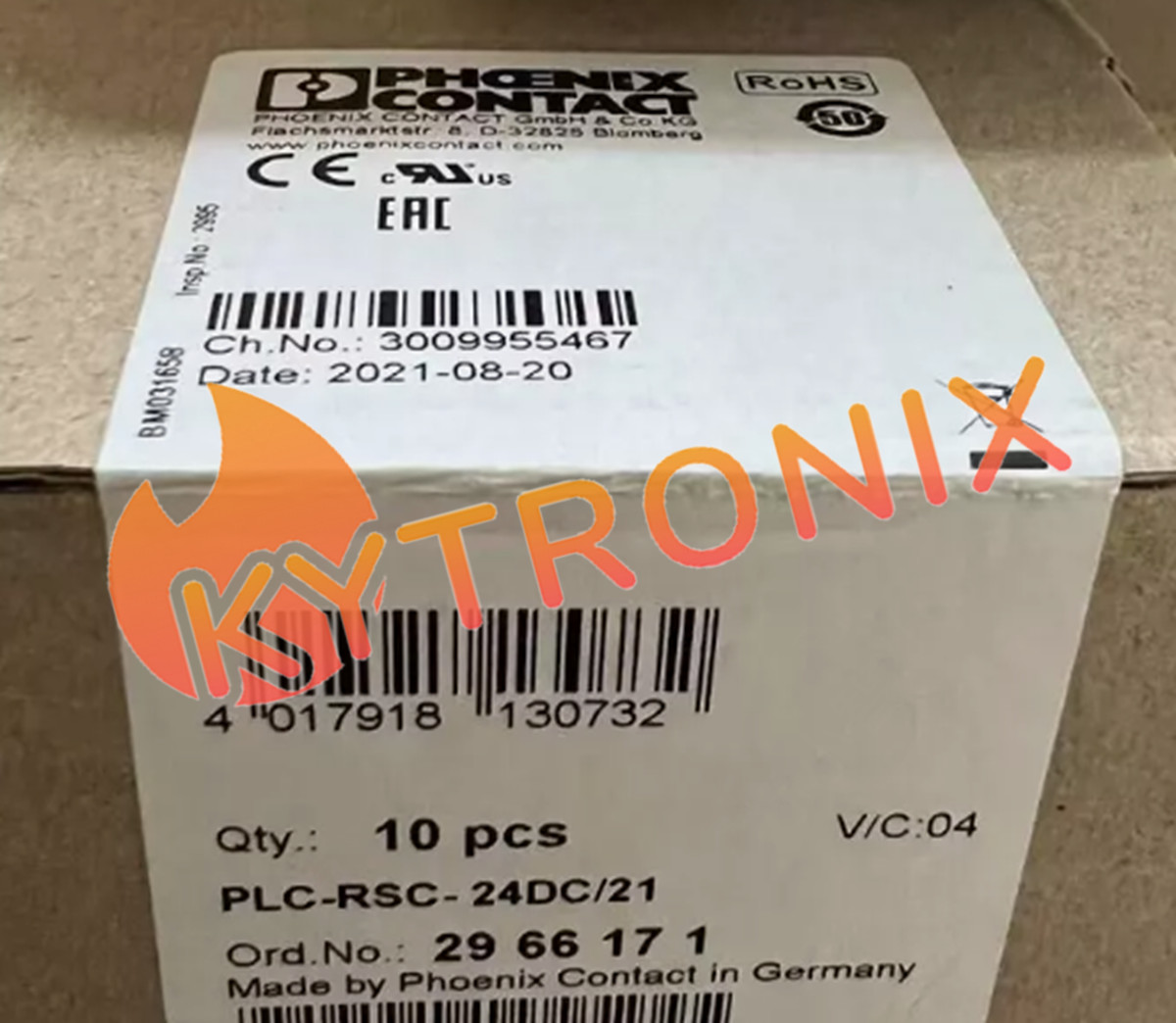 10PC NEW PHOENIX CONTACT PLC-RSC -24DC/21 module 2966171