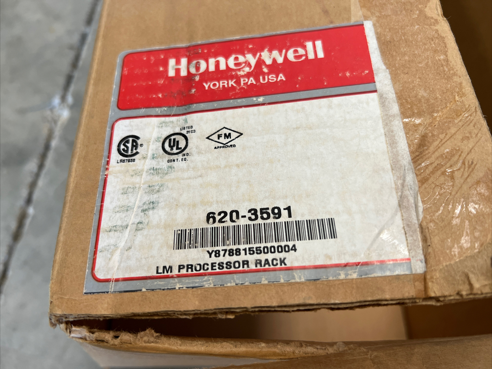 Honeywell TDC 300 Logic Manager rack 620-3591