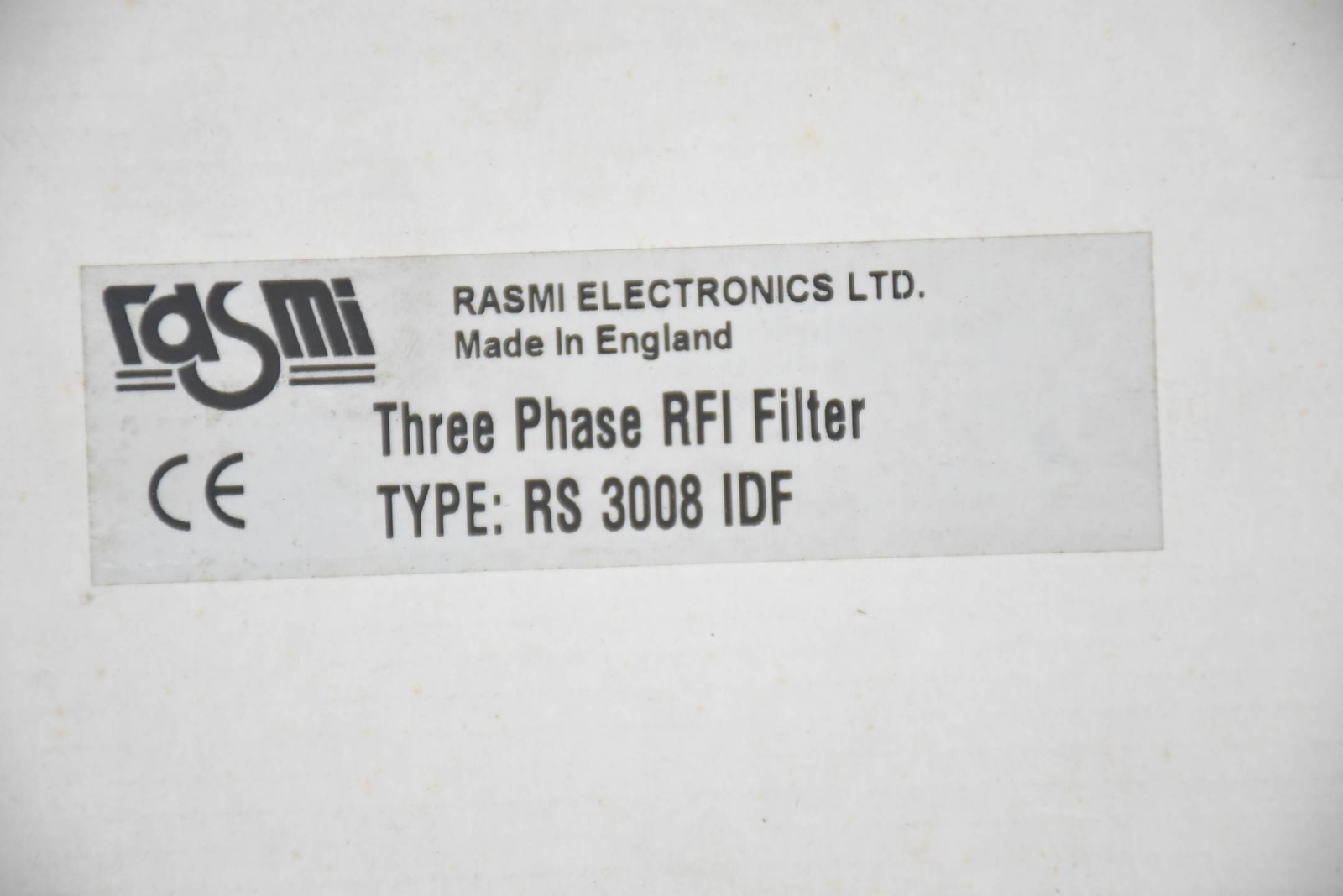 Rasmi 3 Phase RFI Filter RS 3008 IDF