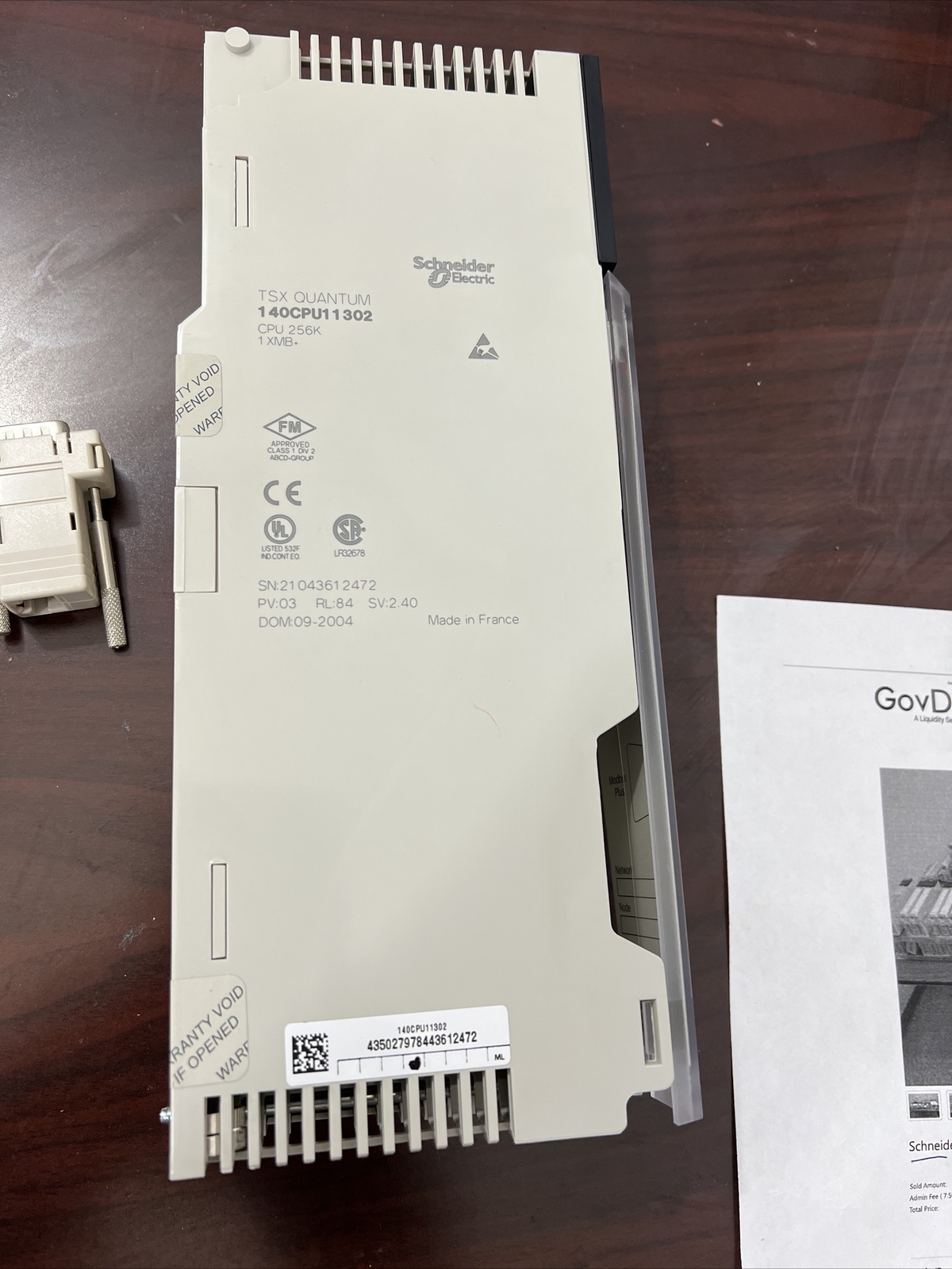 Schneider 140CPU11302 Modicon QuanCPU 140-CPU-113-02 Working Tested