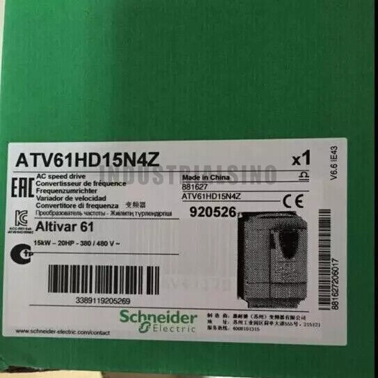 New For Schneider ATV61HD15N4Z ALTIVAR 61 20HP AC Inverter Drive DHL 3-Phase