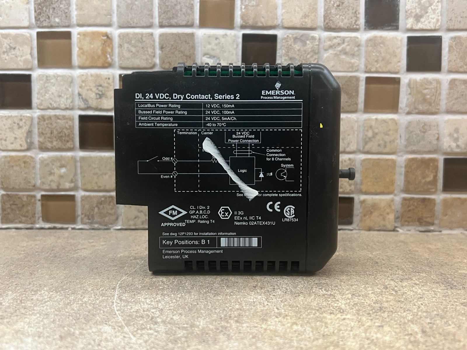 EMERSON DELTA V KJ3201X1-BA1 — 12P2535X042 Rev E DI 24 VDC DRY CONTACT SERIES 2