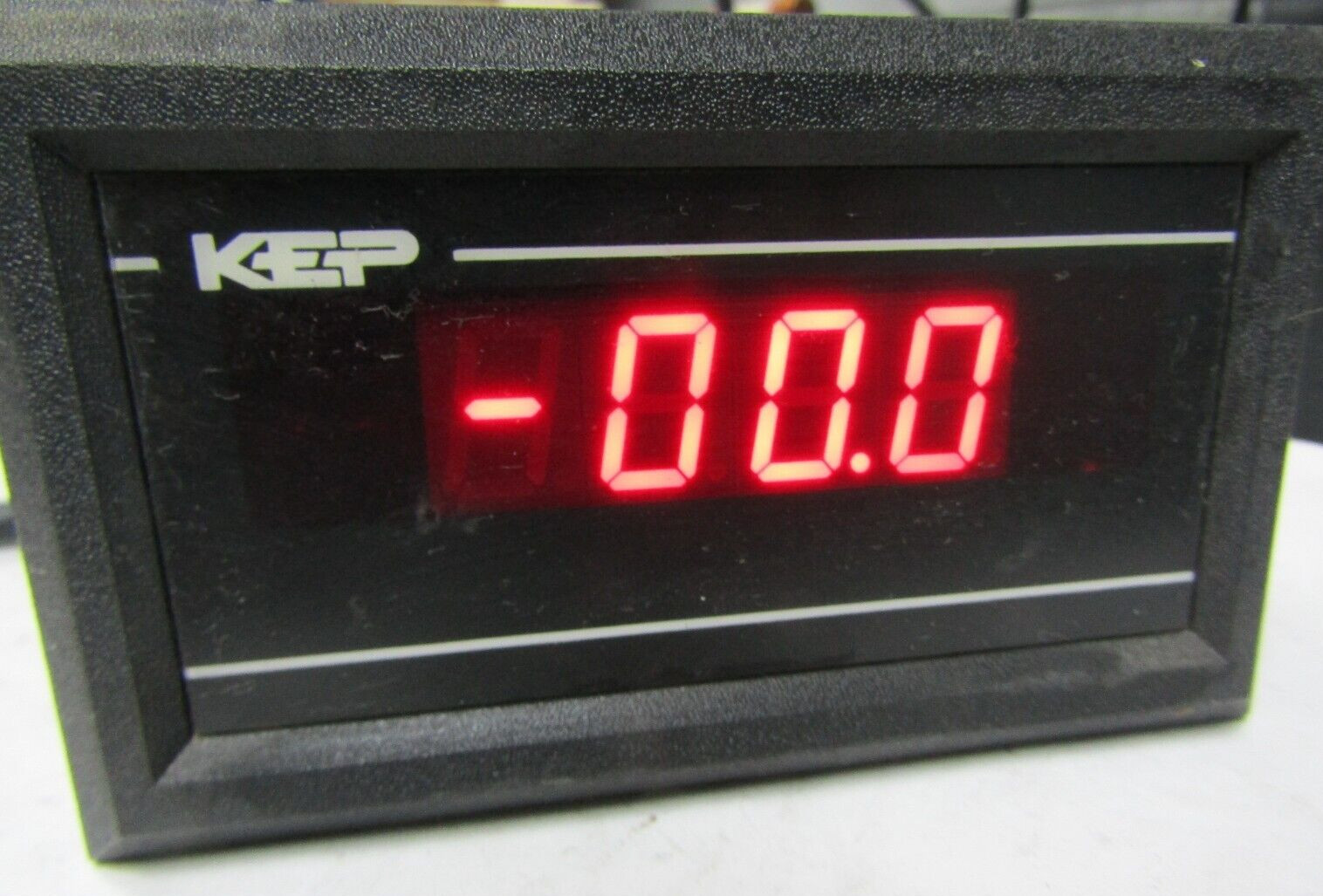 ✌️KEP ELECTRONIC DPM BC4DX DIGITAL PANEL METER 120VAC WITH HOLD DOWNS