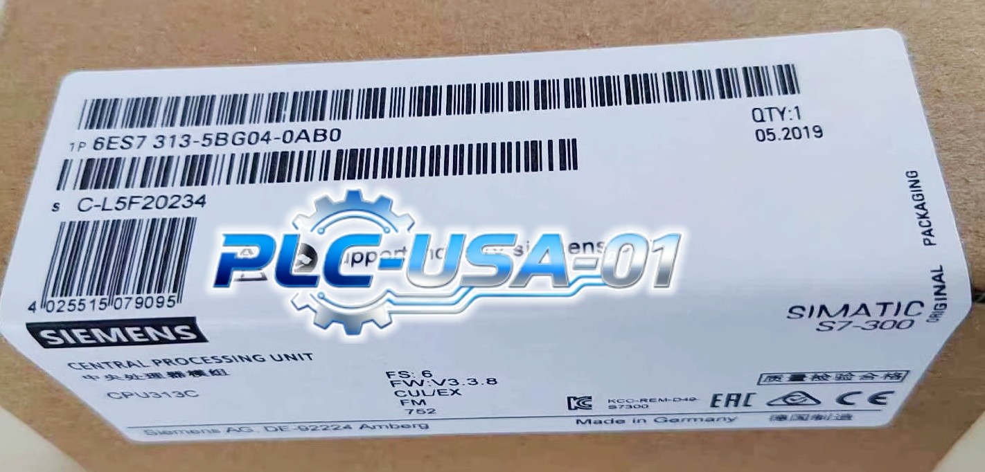 6ES7 313-5BG04-0AB0 1PCS Brand New Siemens 6ES7313-5BG04-0AB0 Fast Ship