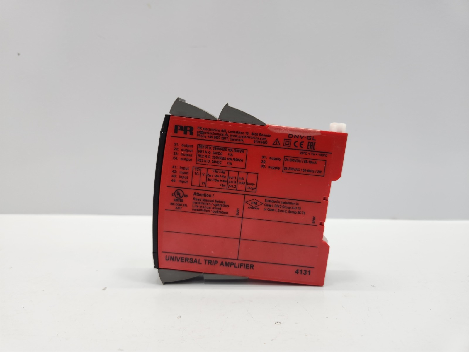 PR ELECTRONICS 4131 UNIVERSAL TRIP AMPLIFIER