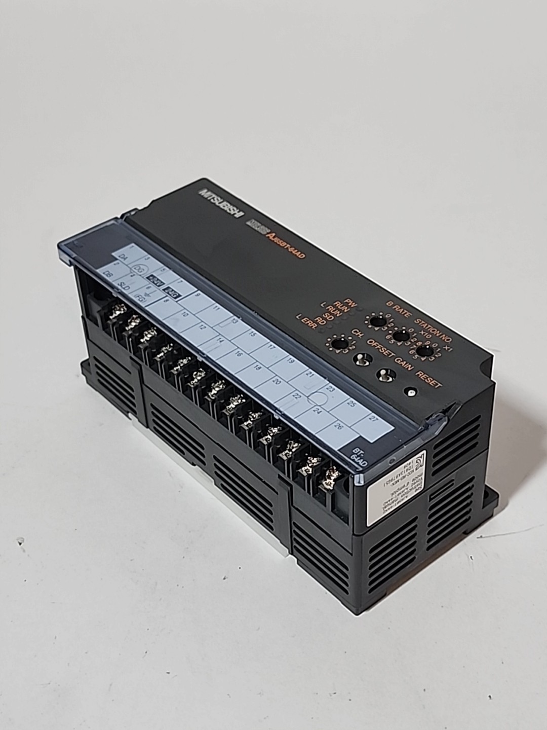Mitsubishi MELSEC AJ65BT-64AD CC-Link Analog-Digital Converter PLC Module