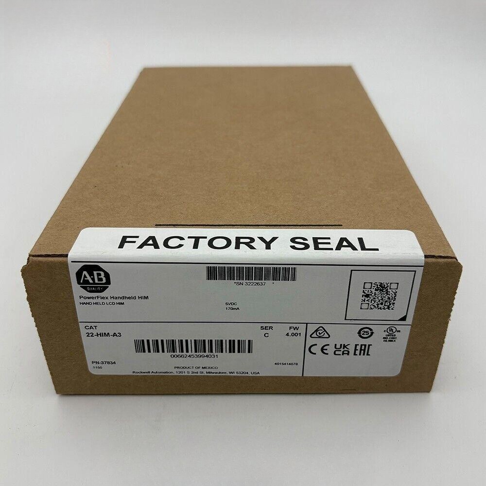 New Allen Bradley 22-HIM-A3 Ser C Hand Held LCD HIM Module DHL Express delivery