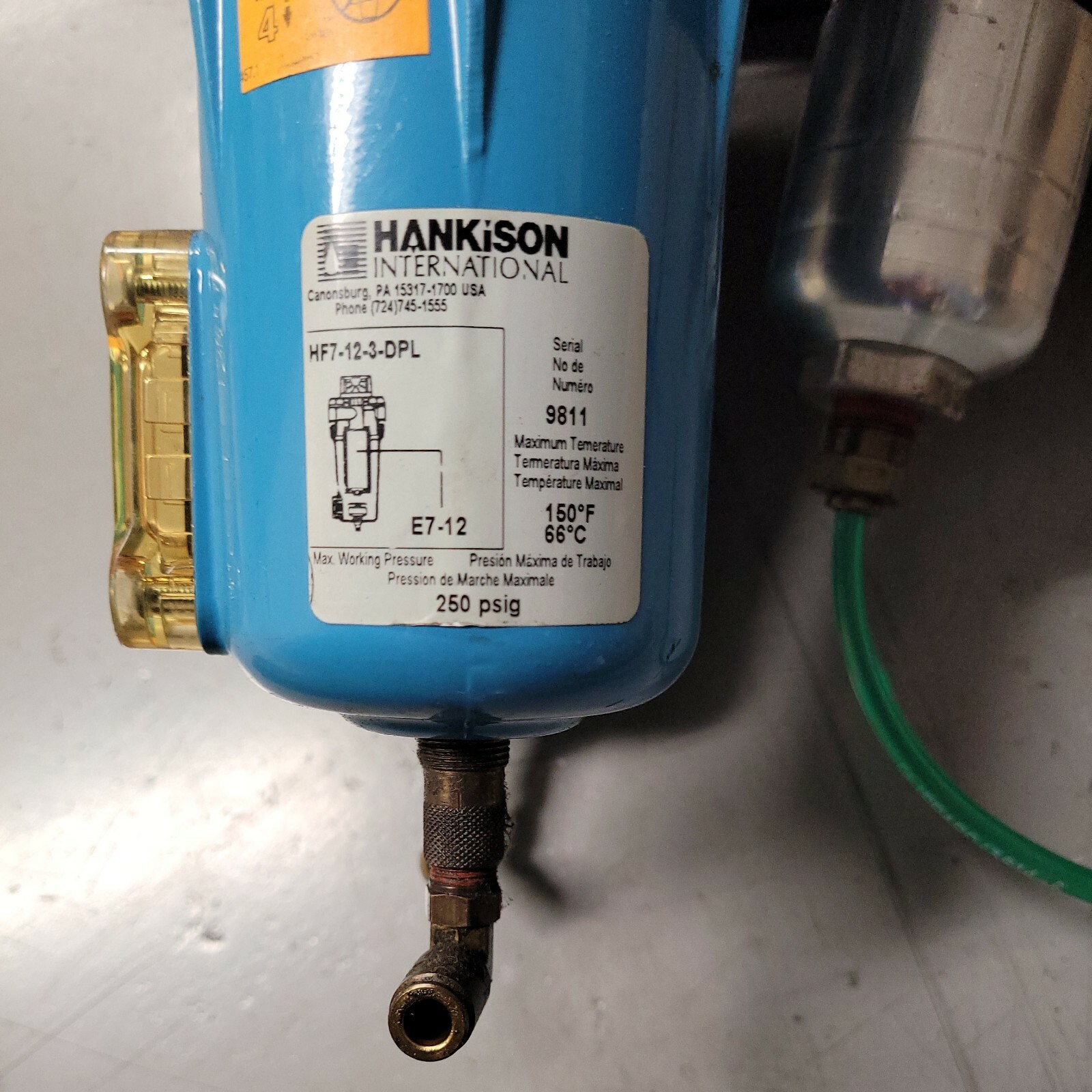 Hankison HMD20-1 and 2 HF7-12-3-DPL