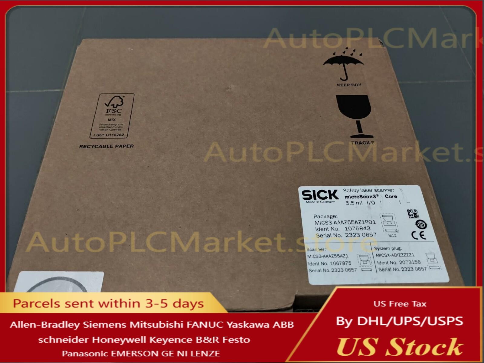 One Sick MICS3-AAAZ55AZ1P01 laser scanner New MICS3AAAZ55AZ1P01