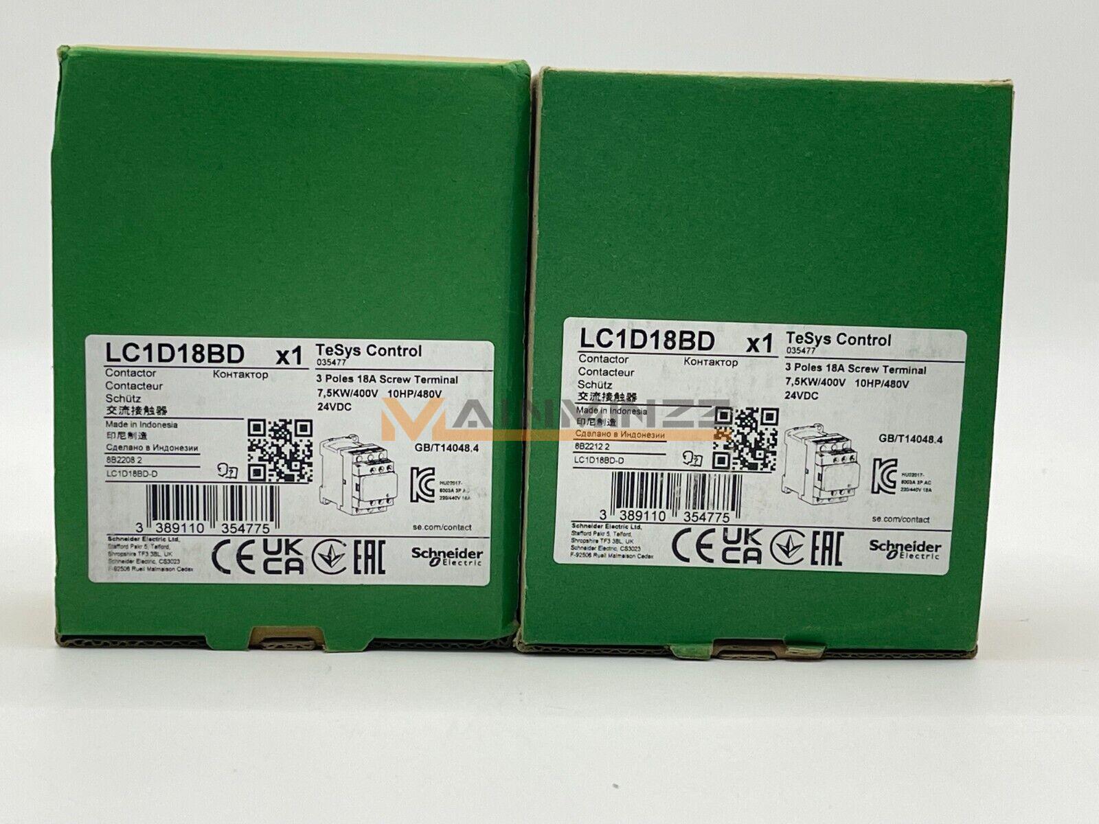 ONE NEW Contactors LC1D18BD
