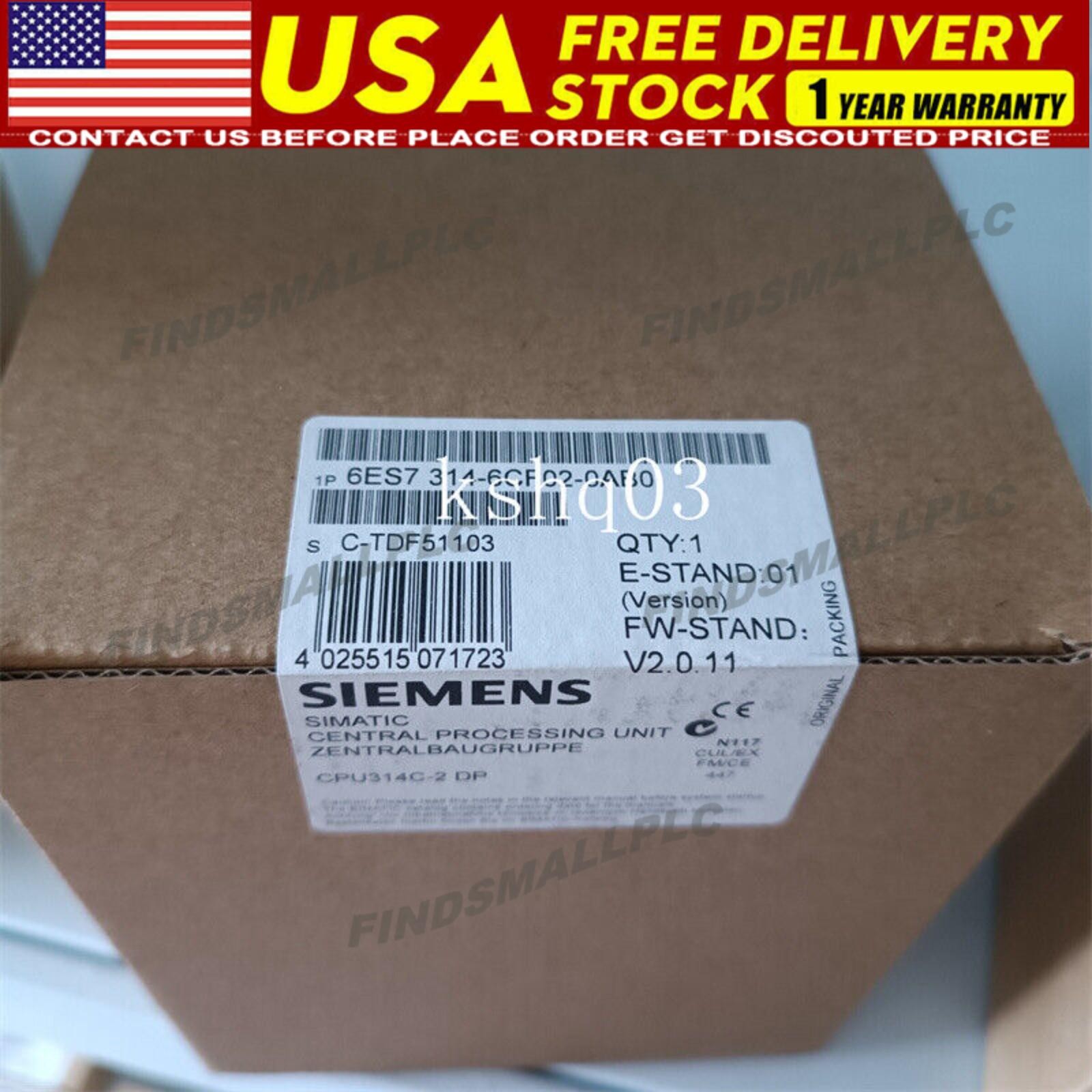 NEW Siemens 6ES7314-6CF02-0AB0 in box 6ES7 314-6CF02-0AB0
