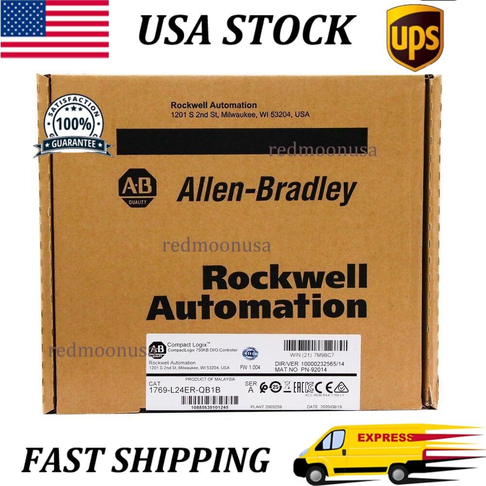 Allen-Bradley CompactLogix 1769-L24ER-QB1B 750KB DI/O Controller 1769L24ERQB1B