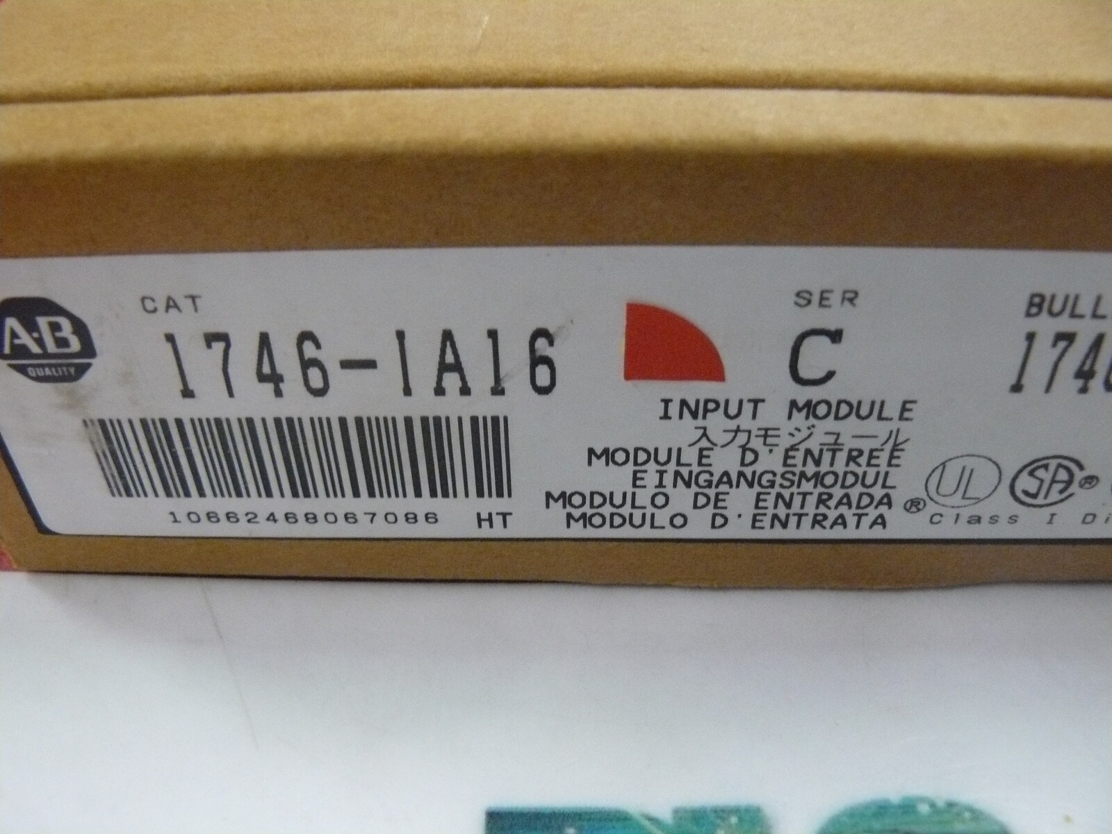 Allen Bradley Used 1746-IA16 SLC 500 Ser C Input Module 1746IA16