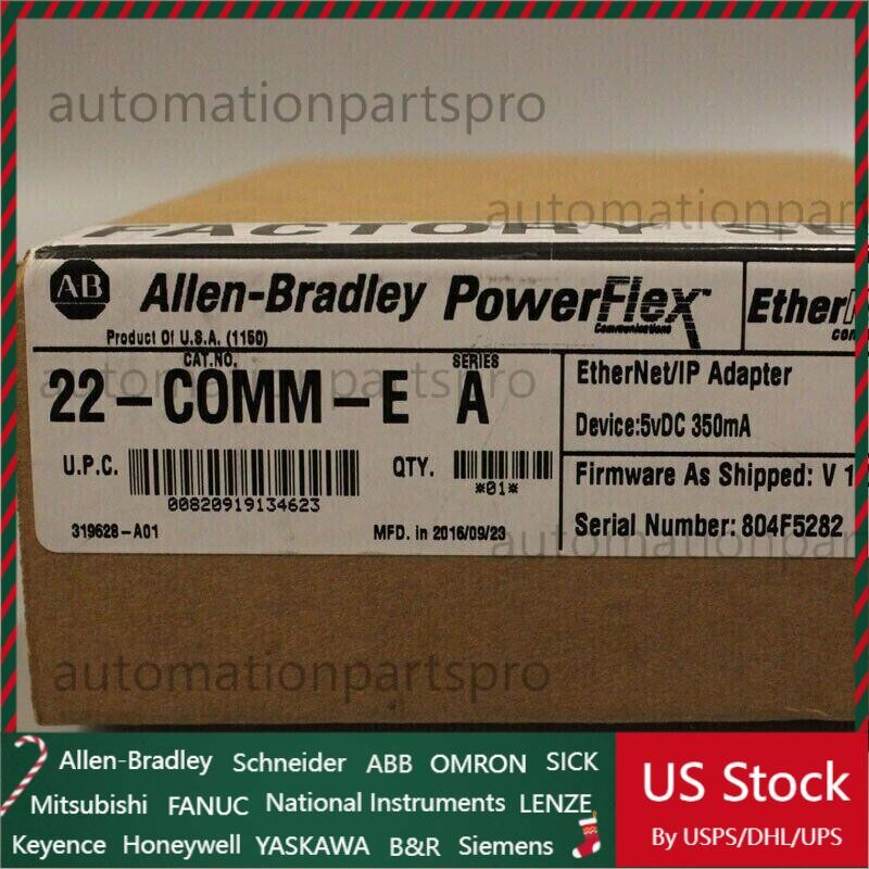 Allen-Bradley 22-COMM-E SER A PowerFlex Ethernet/IP Comm Adapter AB US Free Tax