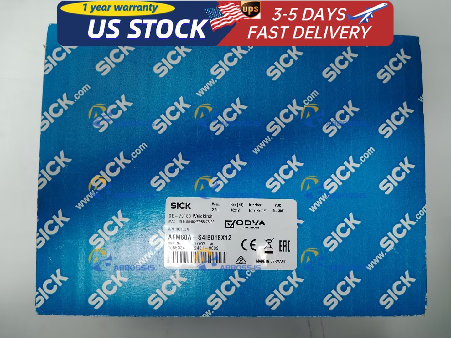 New SICK AFM60A-S4IB018x12 AFM60AS4IB018x12 1055334 Absolute Encoder