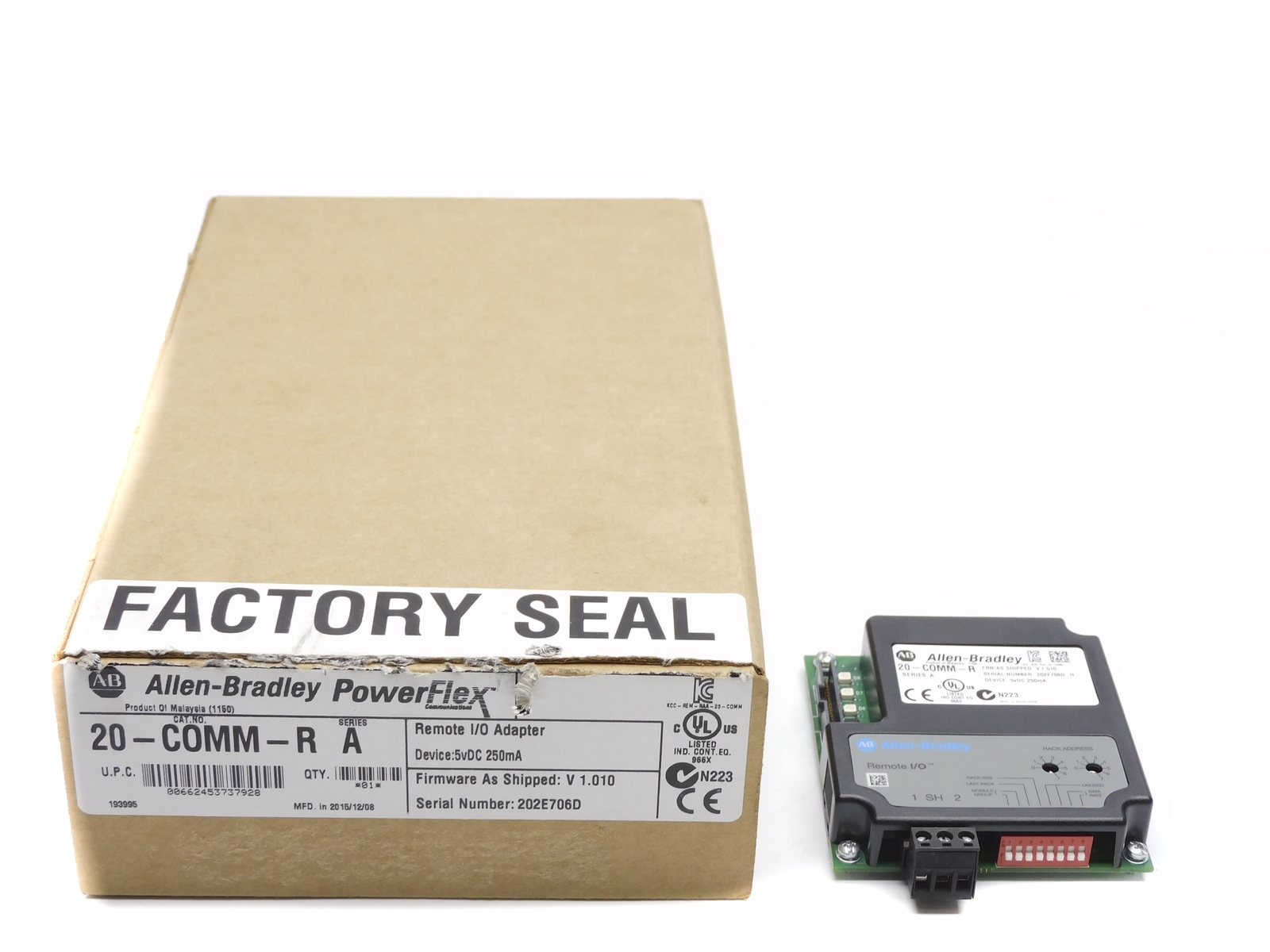 ALLEN BRADLEY 20-COMM-R SER. A F/W V1.010 5VDC NSMP