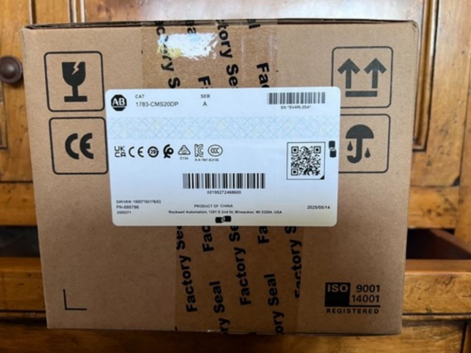 Original Sealed AB 1783-CMS20DP/A Stratix 5200 20Port Switch 1783CMS20DP serA US