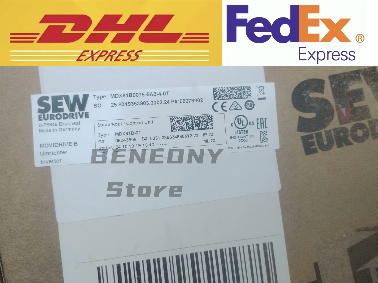 MDX61B0075-5A3-4-0T SEW Frequency Converter MDX61B0075-5A3-4-0T