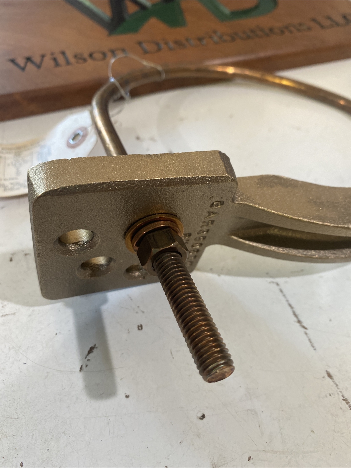 BURNDY GAR3906TC 6” Ground Connector For Large Pipe Lrg QTY
