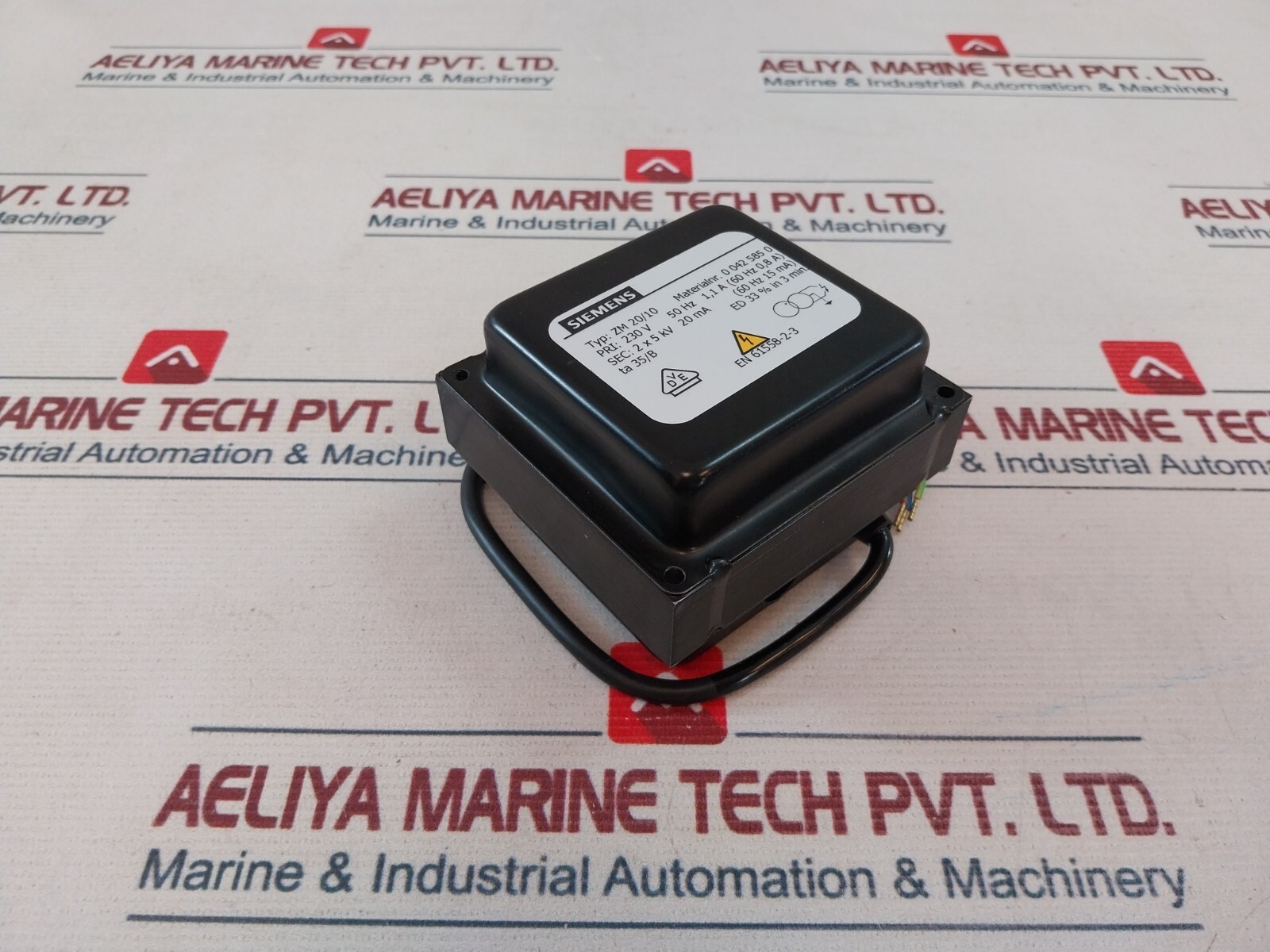 Siemens ZM 20/10 Ignition Transformer Single Phase