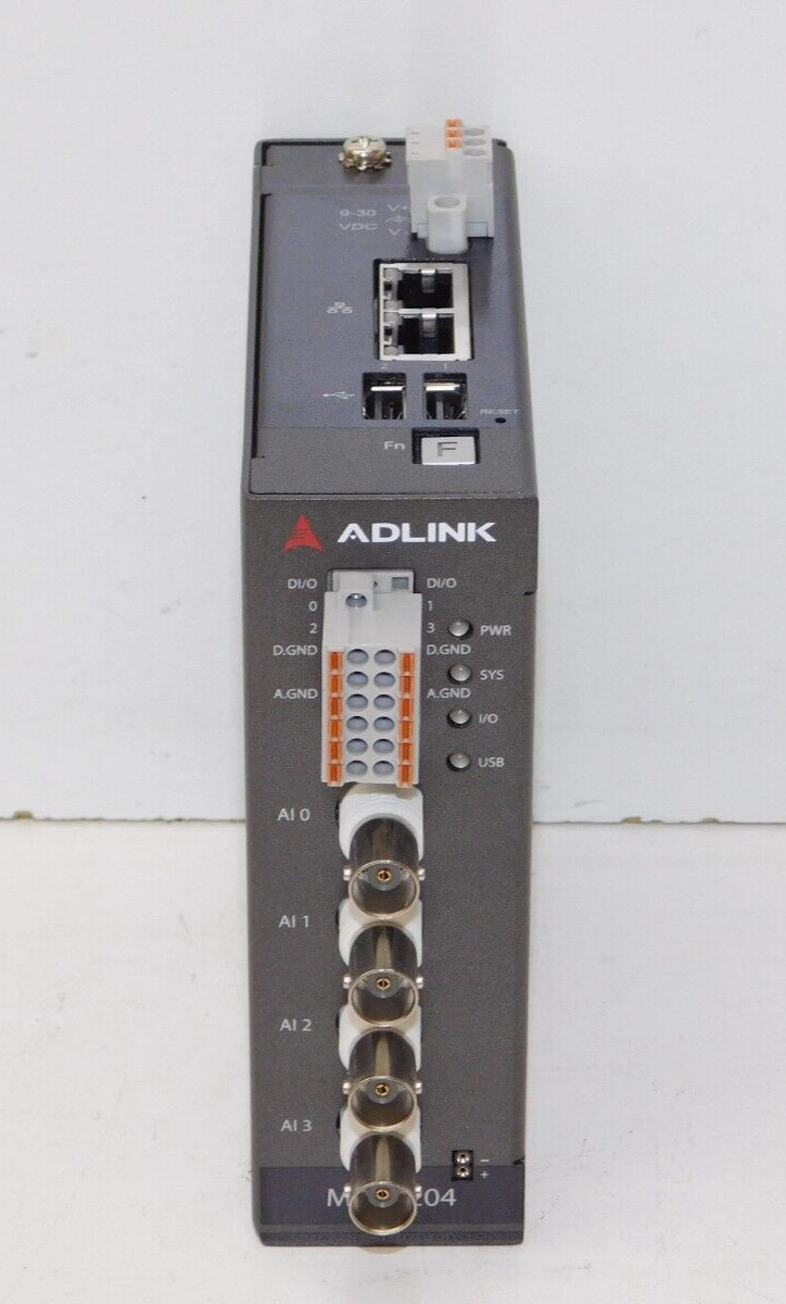 New Adlink MCM-204 Standalone Ethernet DAQ with 4-ch AI 24-bit 128KS/s Module