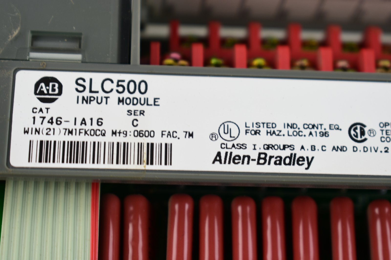 Allen Bradley 1746-IA16 Module (AB4-3)