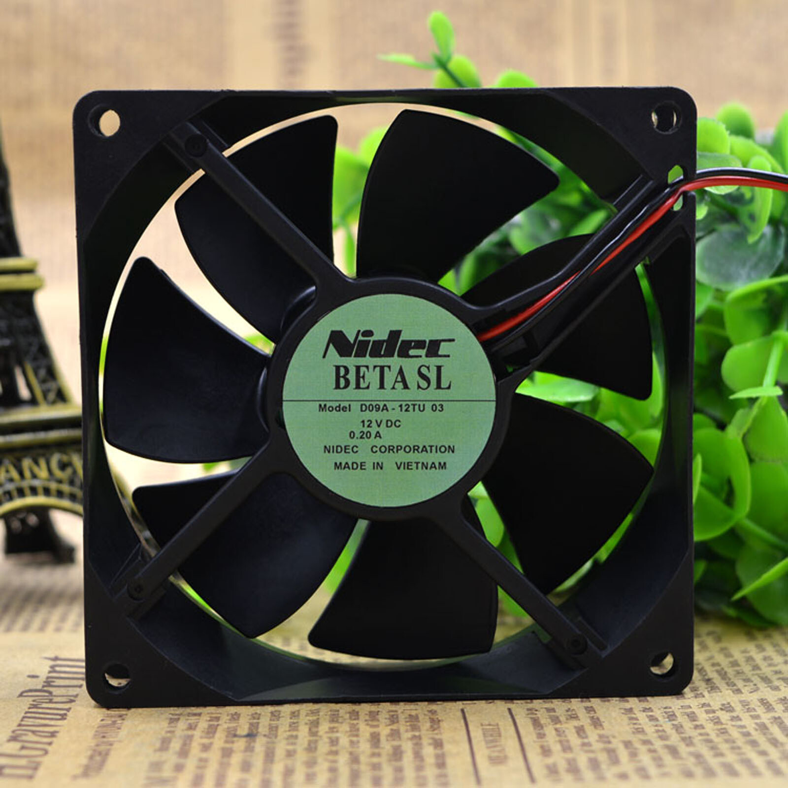 1PC Inverter Chassis Cooling Industrial Fan D09A-12TU 03 12V 0.2A 9025 9cm