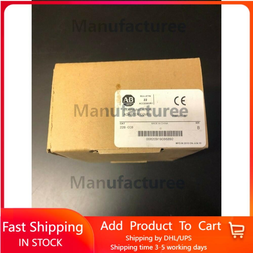 AB Communication Adapter Cover 22B-CCB NEW IN BOX 1PC 22BCCB US Free Tax