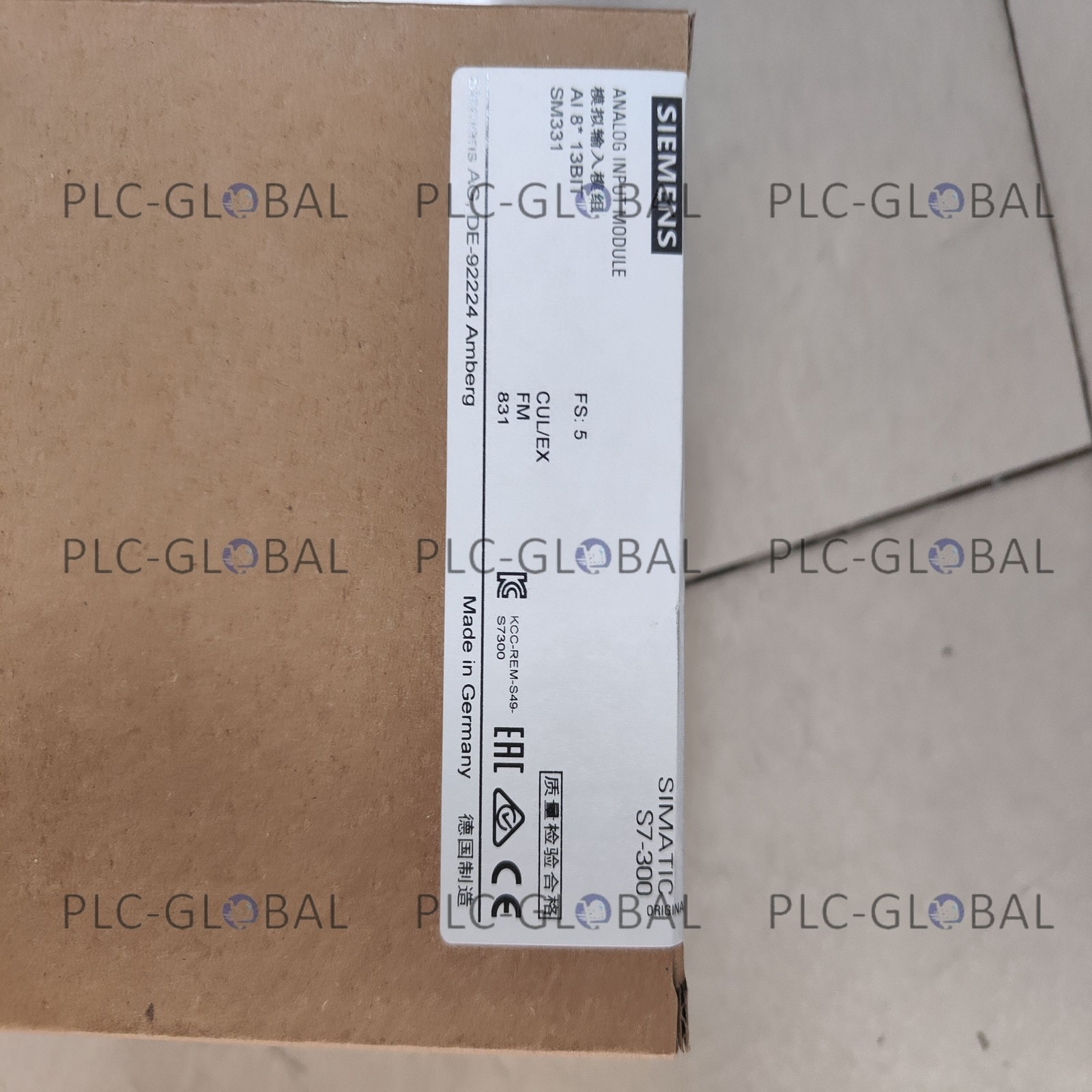 1PC *NEW* Siemens 6ES7331-1KF01-0AB0 6ES7331 1KF01 0AB0 *1 year warranty*