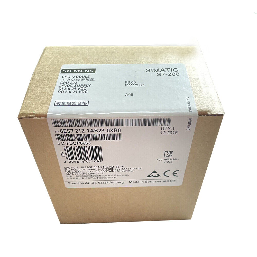 6ES7212-1AB23-0XB0 1pc New Sealed S7-200 CPU Module SIEMENS 6ES7 212-1AB23-
