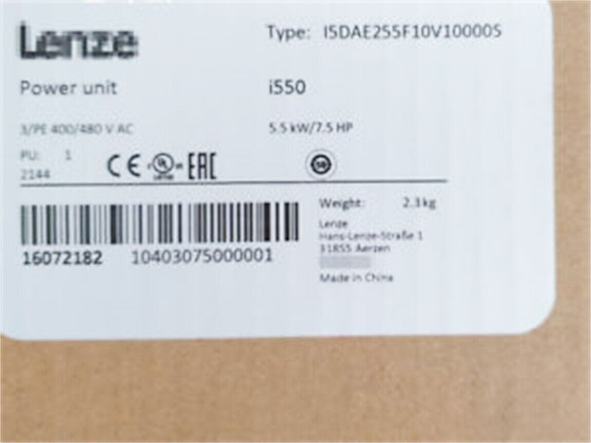 1PC New Lenze I5DAE255F10V10000S Fedex/DHL With 1 Year Warranty