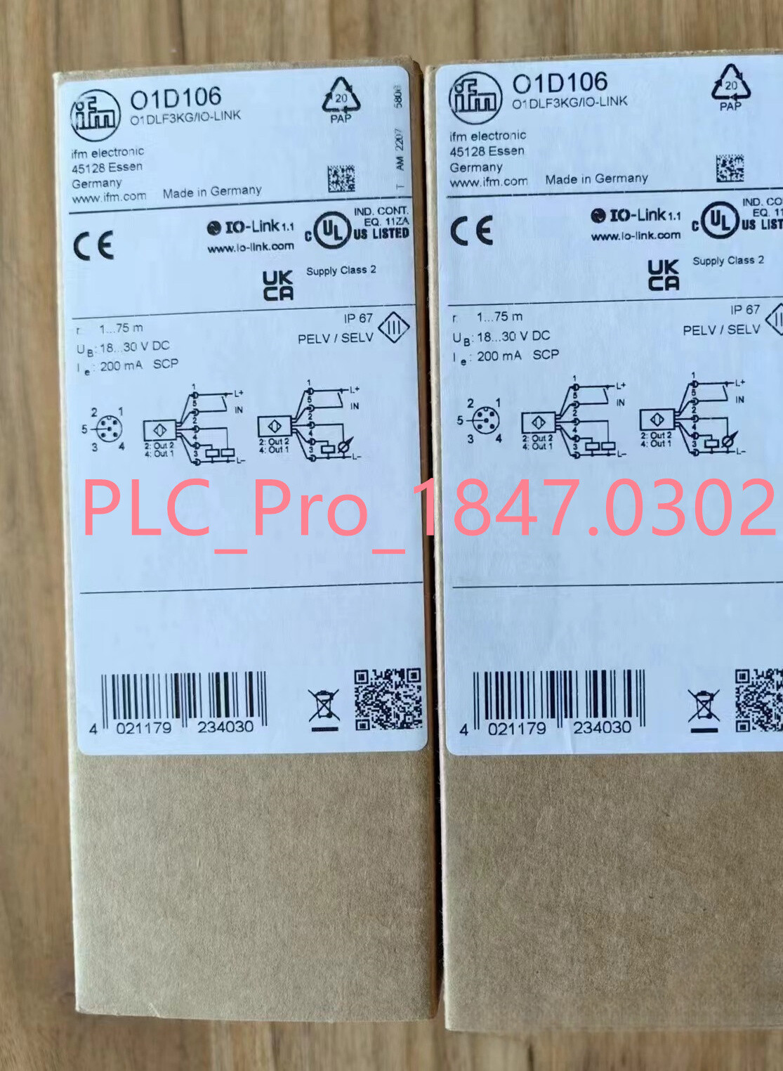 O1D106 1PCS NEW IN BOX IFM O1D106 Laser distance Sensor Fast delivery
