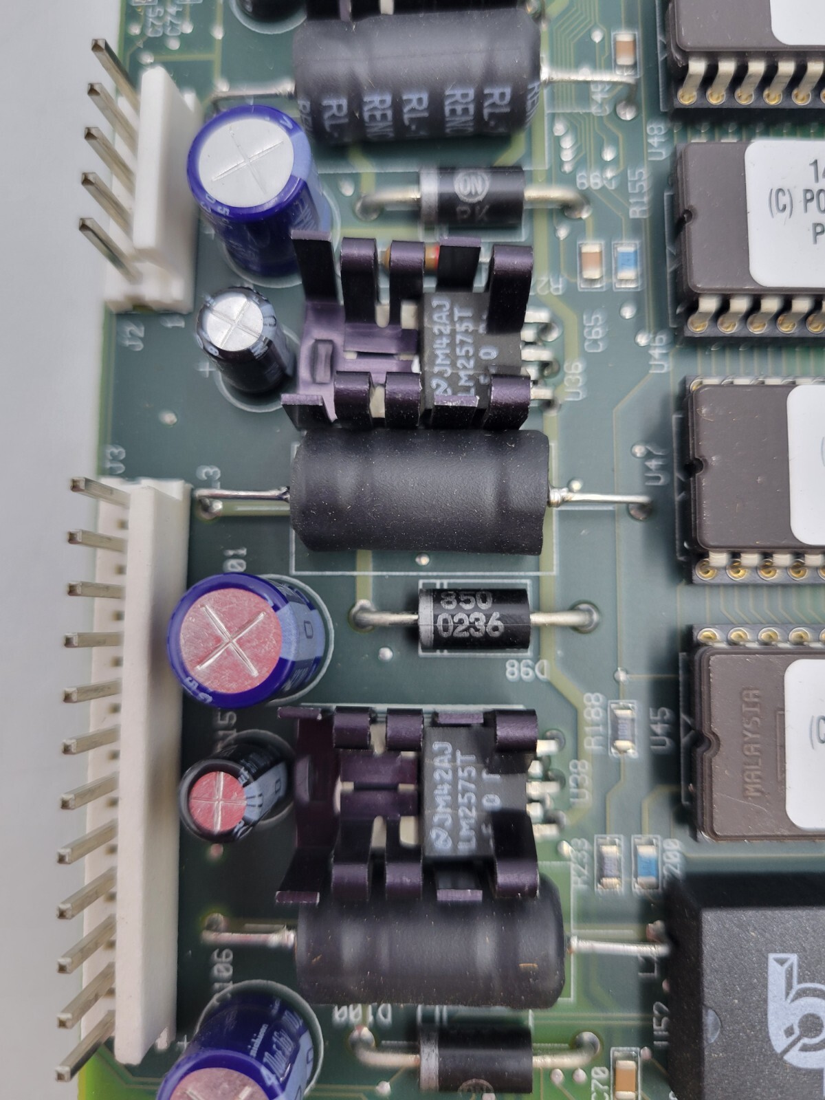 Exide Electronics 101073071-001 REV J06 Monitor Panel Printed Circuit Board