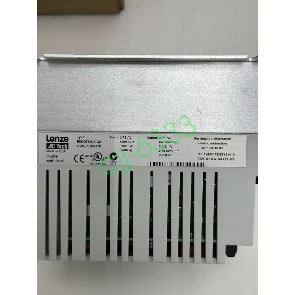 1PC NEW frequency converter ESMD751L4TXA 380V 0.75KW LENZE