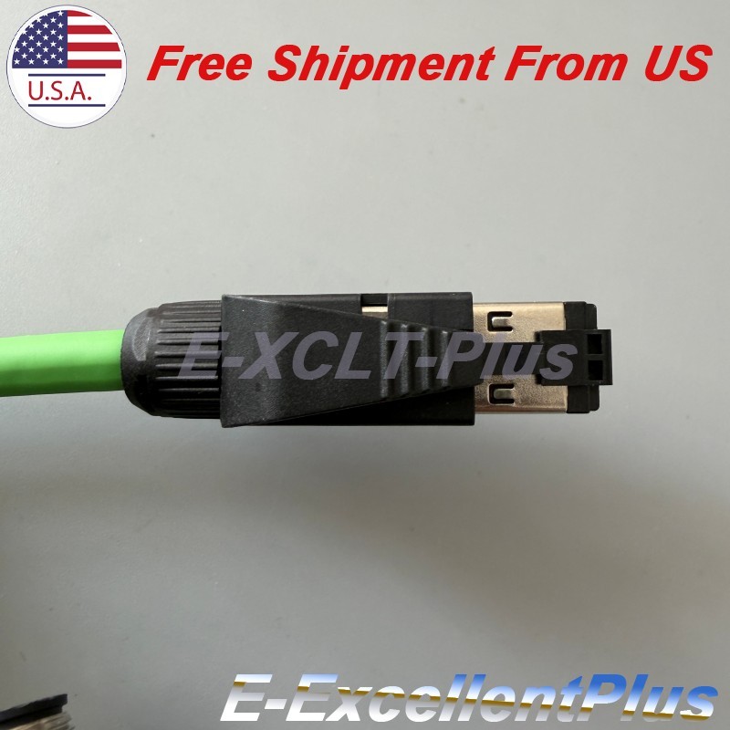 New For Keyence OP-87231 OP87231 Ethernet Communication Cordset Cable Line 5M US