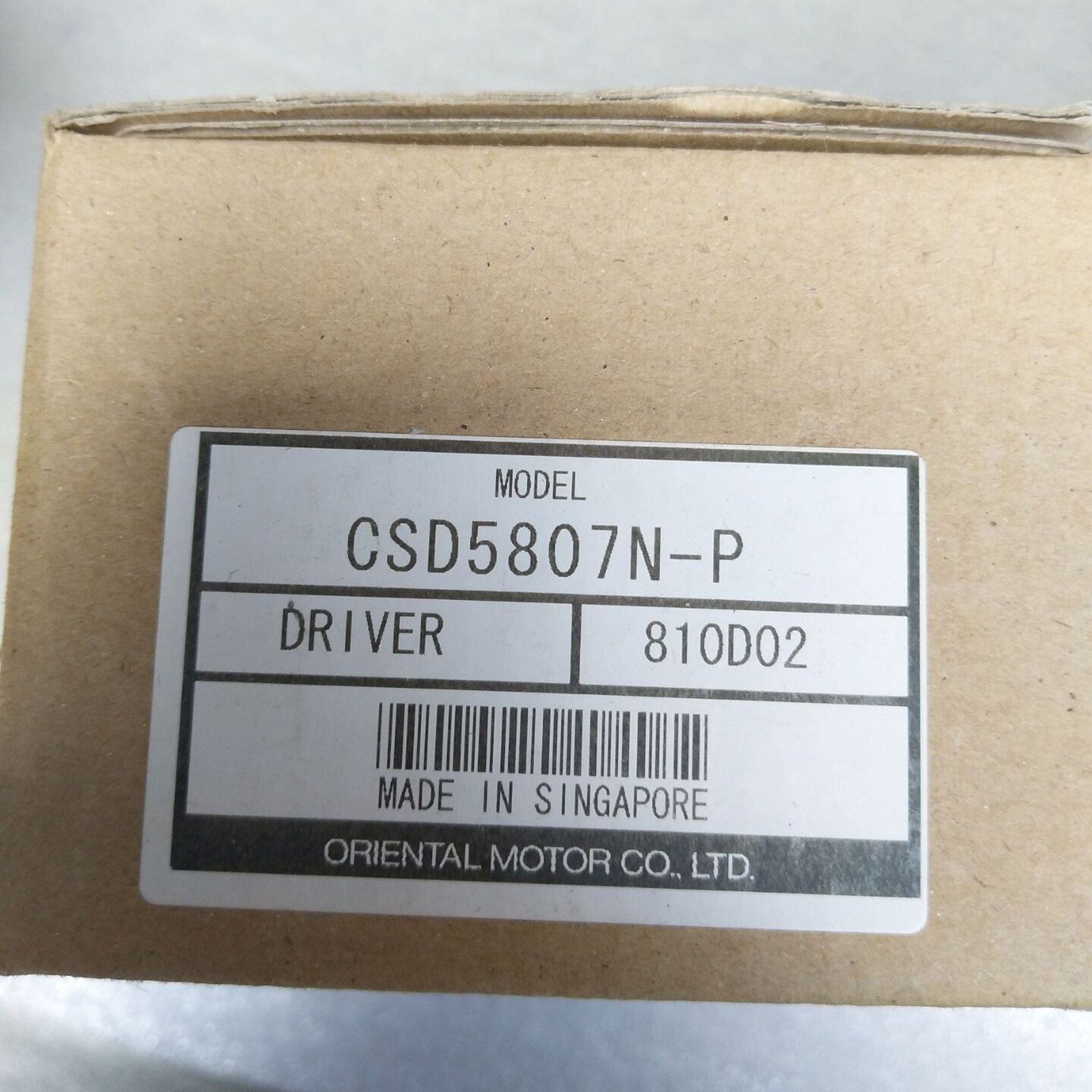 NEW In Box VEXTA Stepper Drives CSD5807N-P 3 Months Warranty