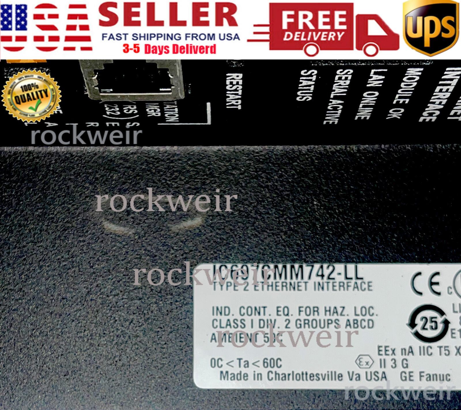 Fanuc IC697CMM742 IC697CMM742-LL Series Ethernet Interface Module US Free TAX