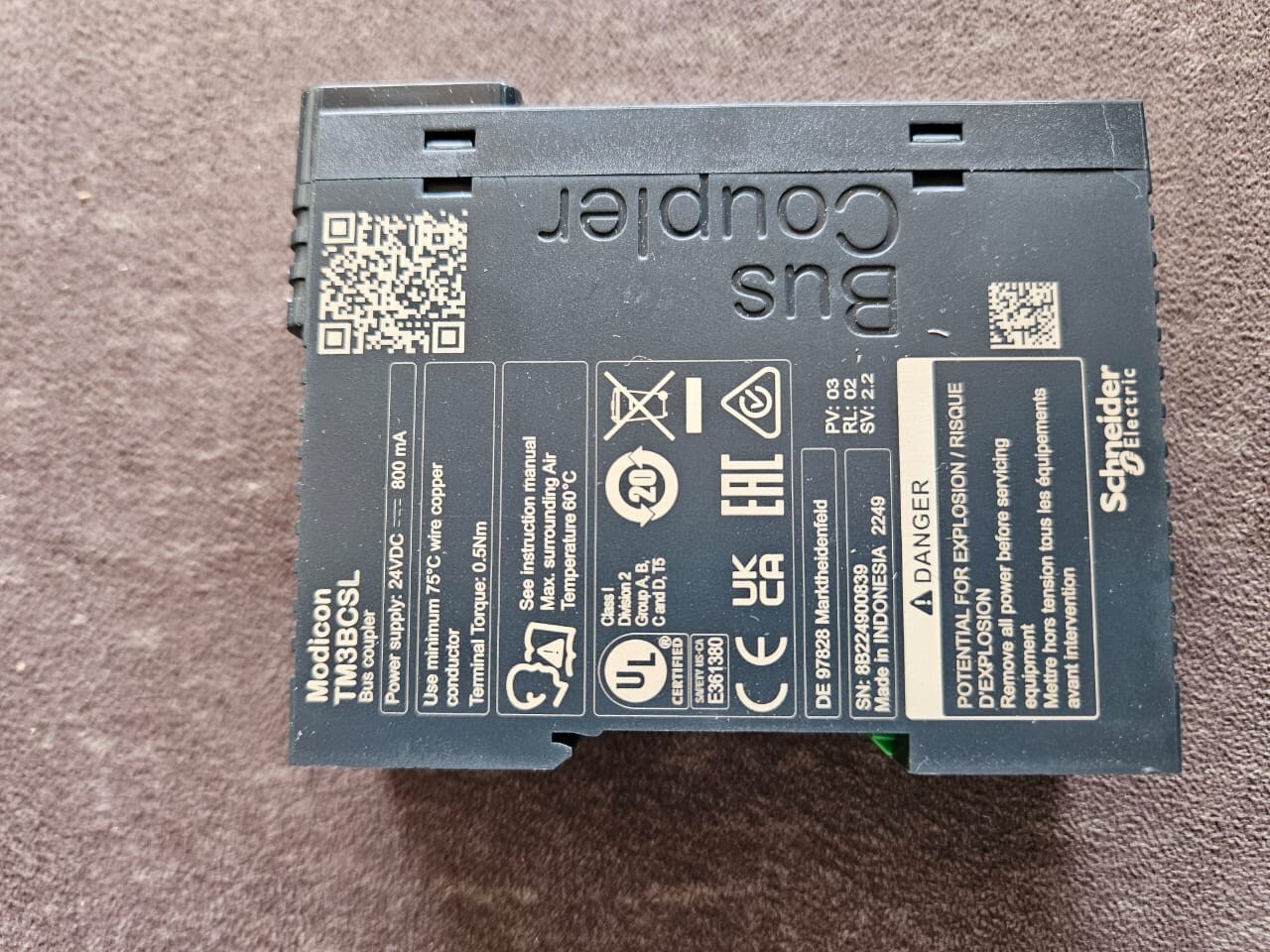 Schneider Electric Modicon TM3BCSL Bus Coupler Module